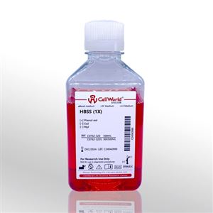 CellWorld  D-hank's平衡盐溶液（HBSS）1X  C0762-323